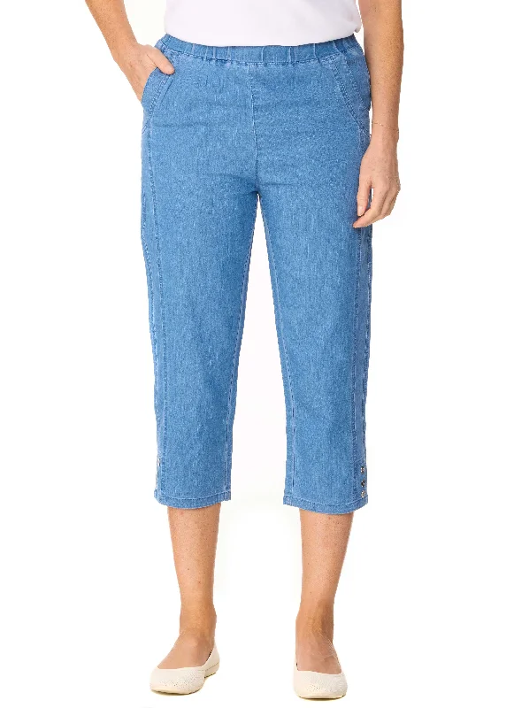 EVANSLEA JEANS- CHAMBRAY