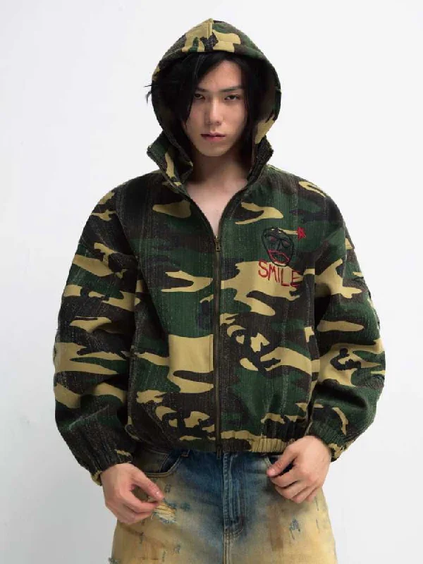 PUNK CAMO HOODED JACKET [S0000010003]