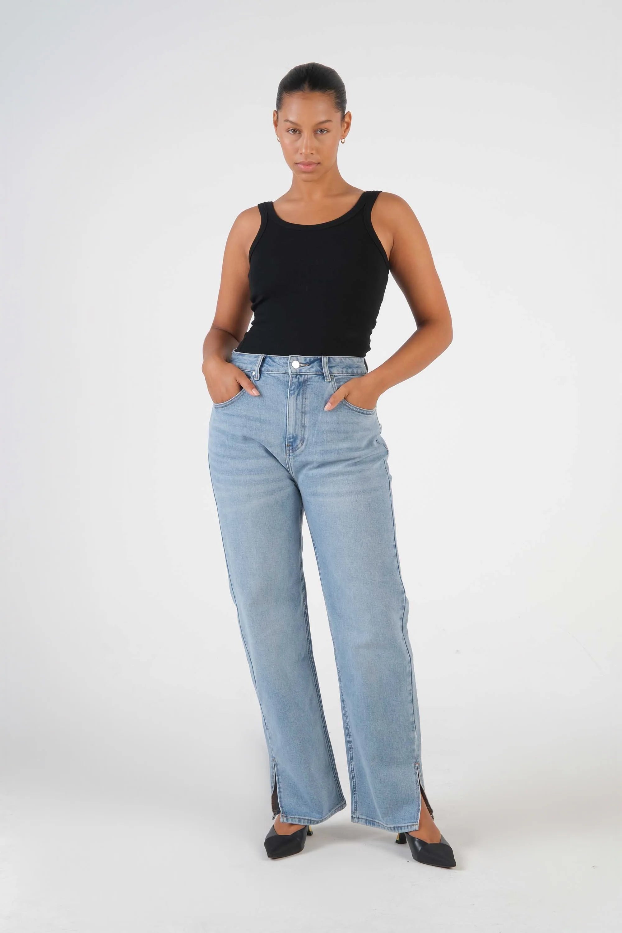 JORJA & JOSEPH - Split hem jeans! 18