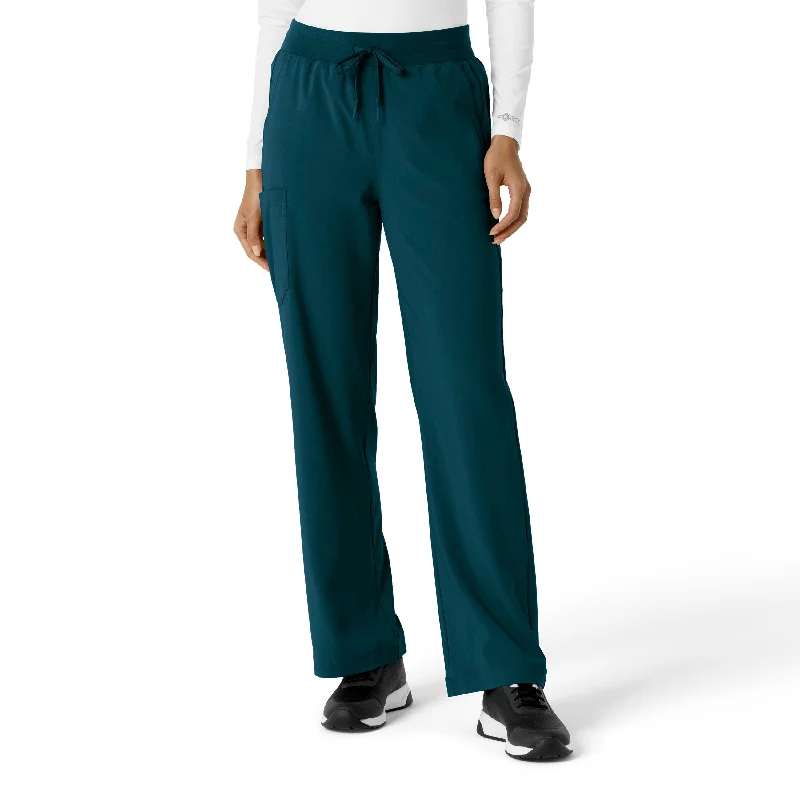 Carhartt Force Cross-Flex Women's Boot Cut Scrub Pant - Caribbean