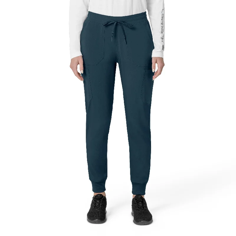 Carhartt Force Cross-Flex Women's Cargo Jogger Scrub Pant - Navy