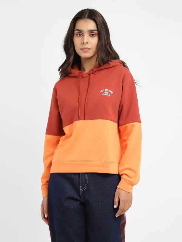 Women's Colorblock Hooded Sweatshirt