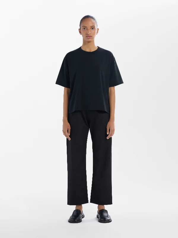 Ruthe Denim Pant in Black