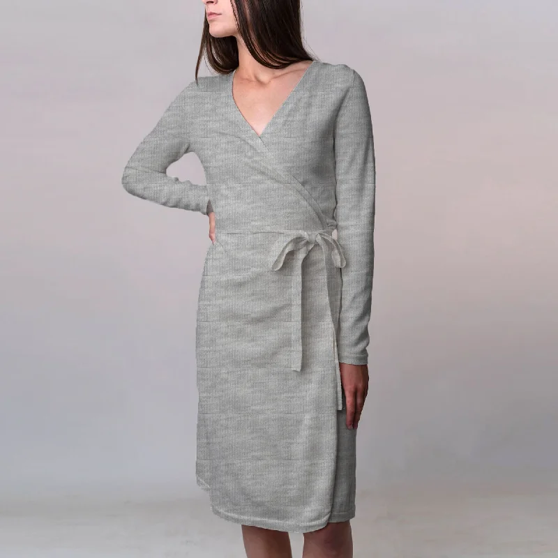 Wrap Sweater Dress