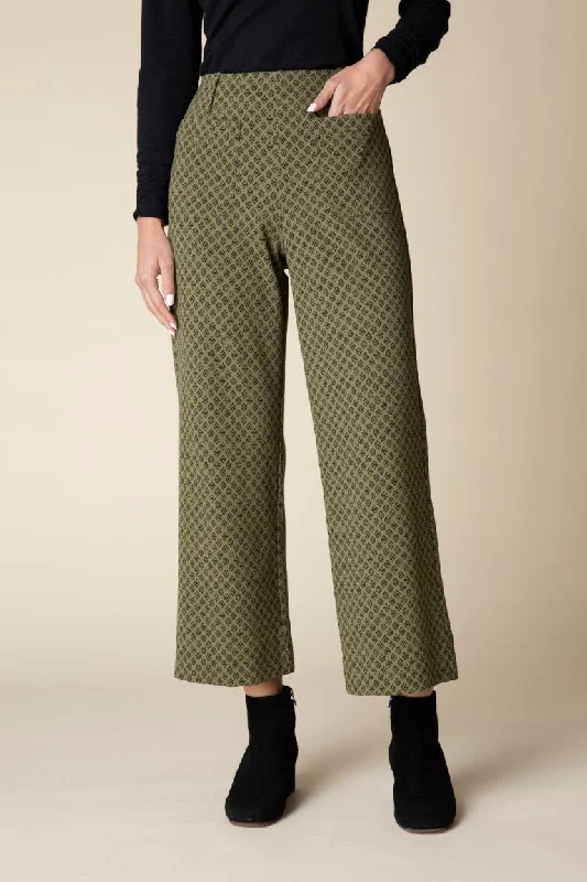 Floral Diamond Flood Pant