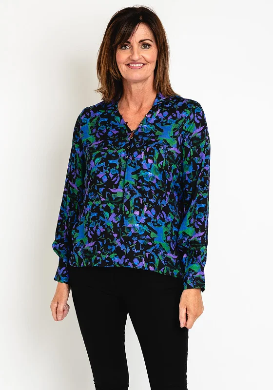 Eva Kayan Abstract Print Sweater, Purple Multi