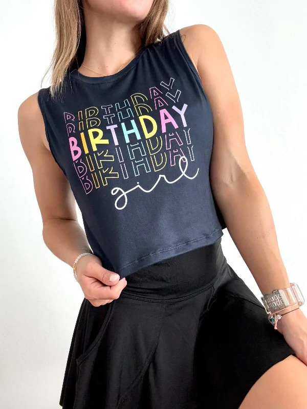 Birthday Girl Crop Top