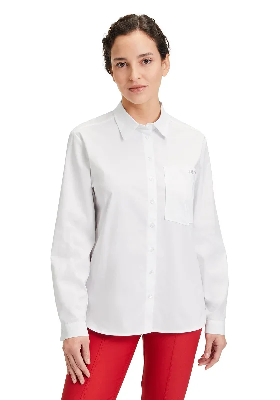 Betty Barclay Embellished Pocket Blouse, White