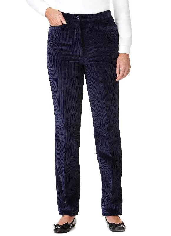 DELAMERE CORD PANT - NAVY