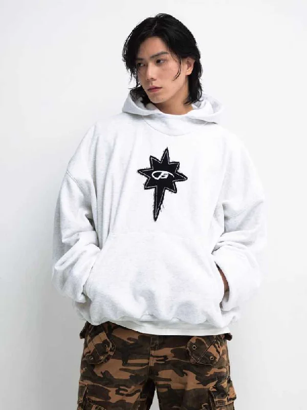 Embroidered Hooded Sweatshirt [S0000010002]