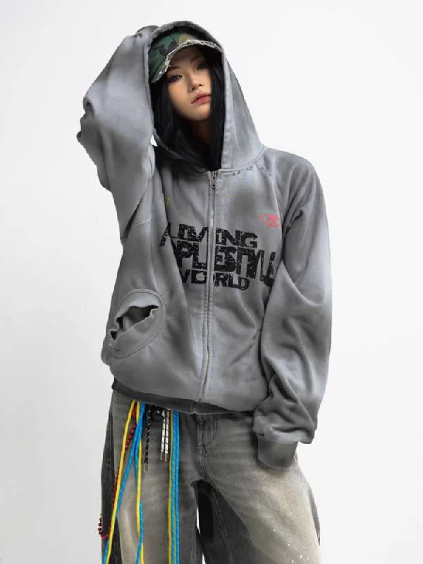 Retro Loose Hoodie [S0000009998]