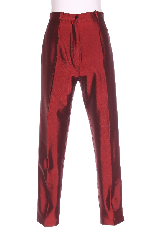 ASHLEY FOGEL (LN) NZ Vintage metallic red/black pant! 10