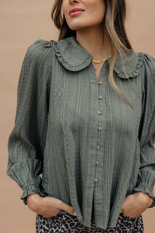 All Those Nights Button Blouse