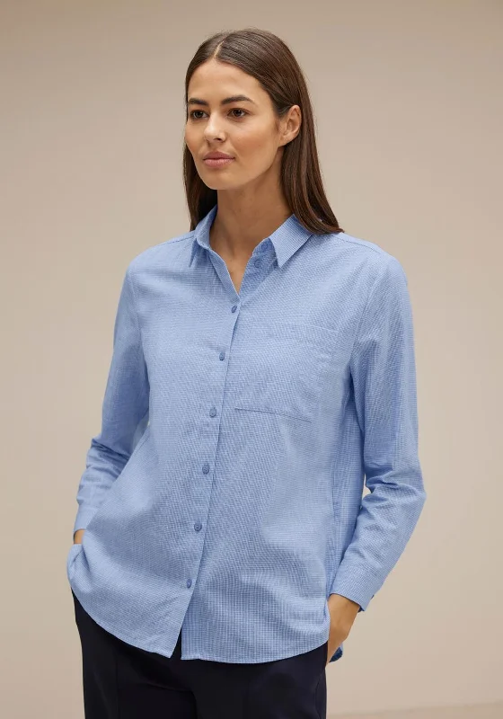 Street One Chambray Shirt, Original Blue