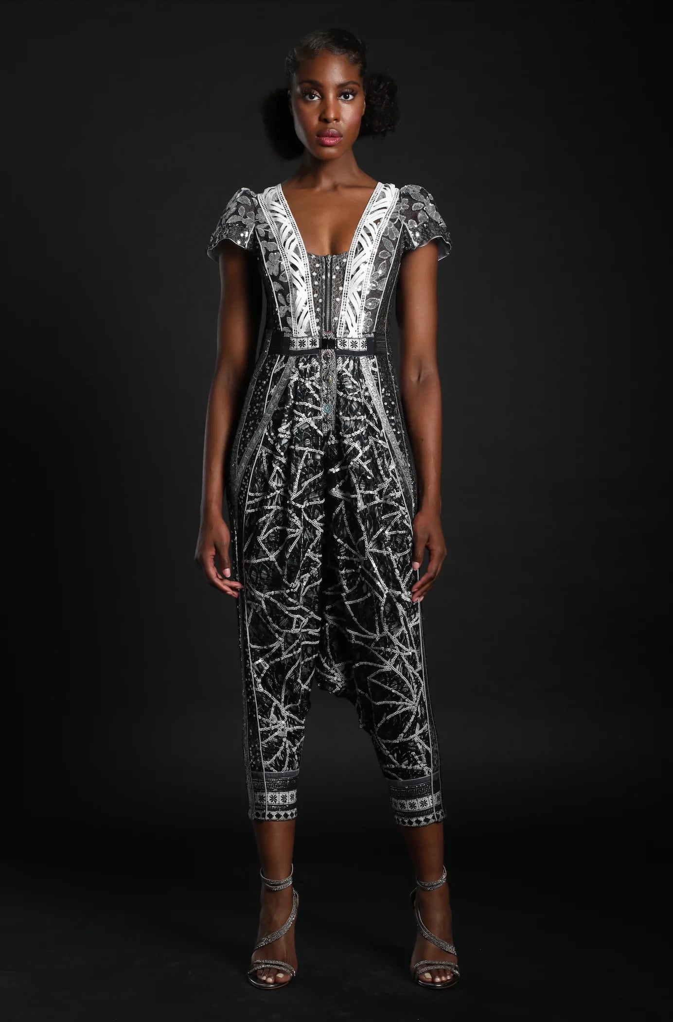 Sequined Harem Jumpsuit