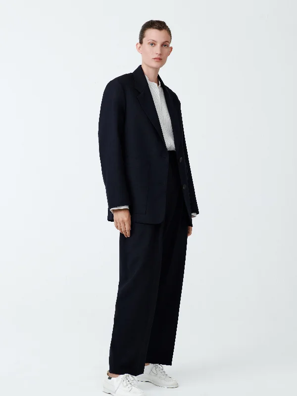 Sperro Tropical Wool Pant in Darkest Navy