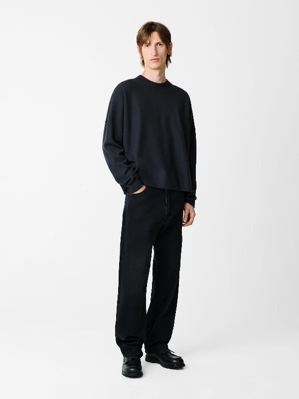 Riso Denim Pant in Washed Black