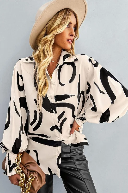 LONG SLEEVE PRINTED SHIRT