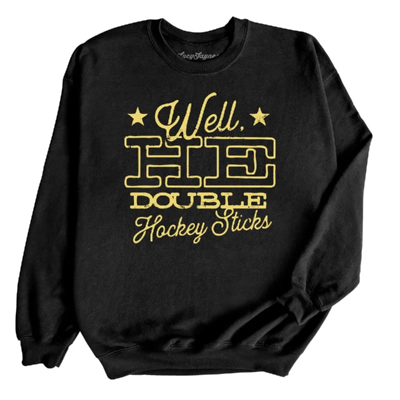 H E Double Hockey Sticks Sweatshirt