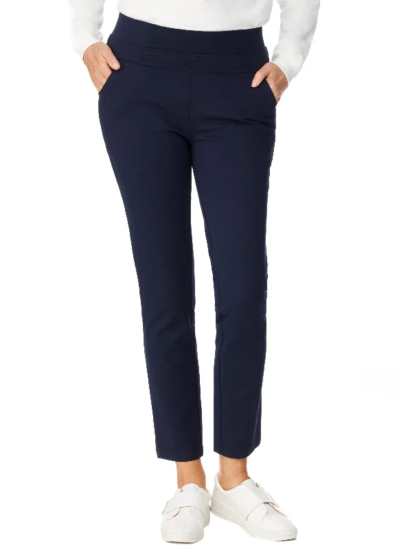 OLINDA PONTI PANT - NAVY