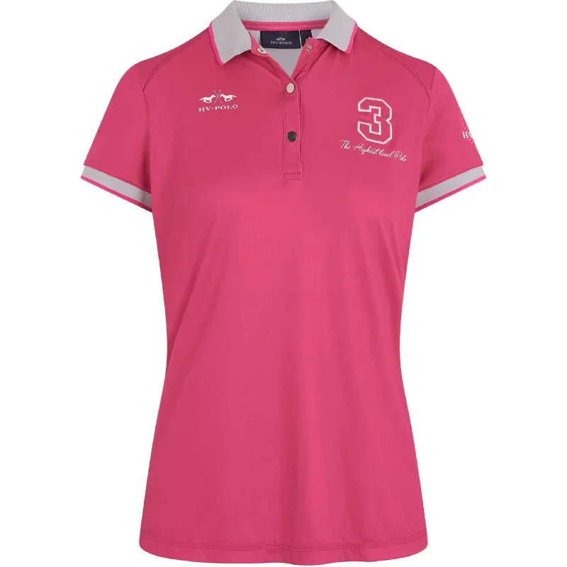 HV Polo Poloshirt Favoritas Tech SS Néon Fuchsia