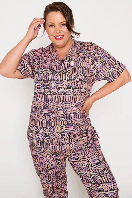 Meredith Maramayart Scrub Top