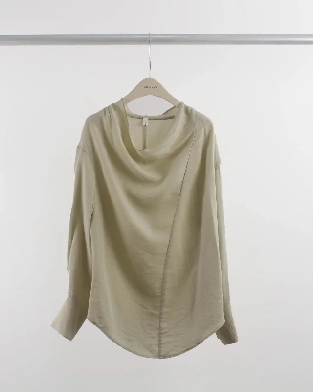 Y10177 Cowl Neck Blouse