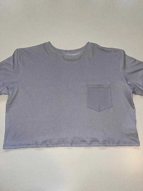 Pearl Gray Oversized Top