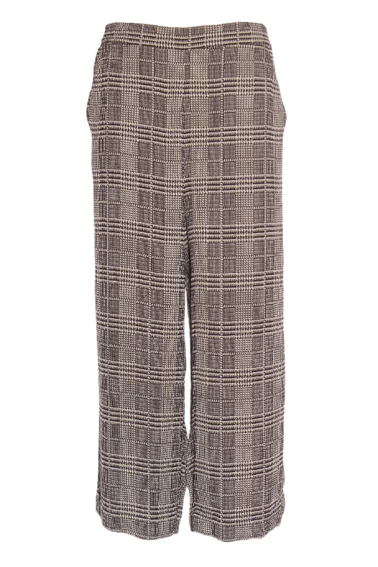 SILLS - Plaid houndstooth woven viscose culottes! 12