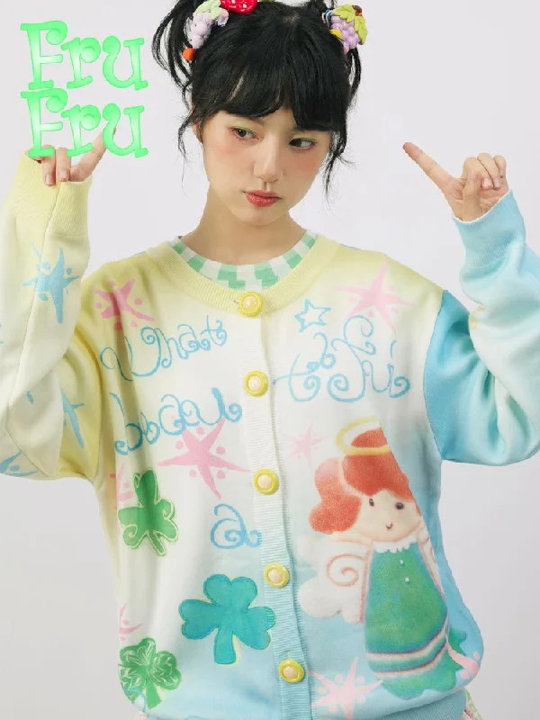 REVERSIBLE CUTE PRINTED SWEATER [S0000009910]