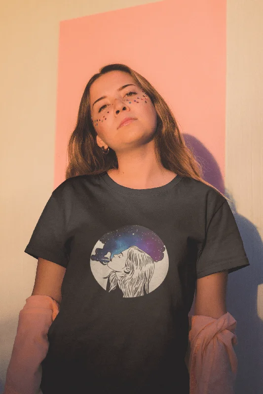 " SMOKEY GALAXY " HALF-SLEEVE T-SHIRTS